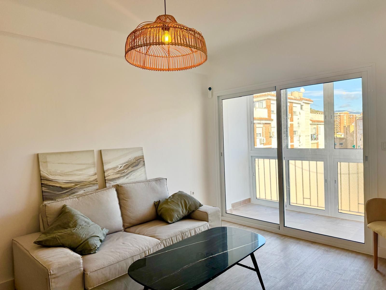 Living room of Flat for sale in Málaga Capital  with Terrace