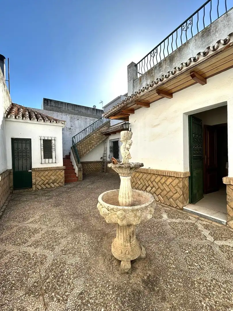 Vista exterior de Casa o chalet en venta en Alcolea del Río con Aire acondicionado, Terraza y Amueblado