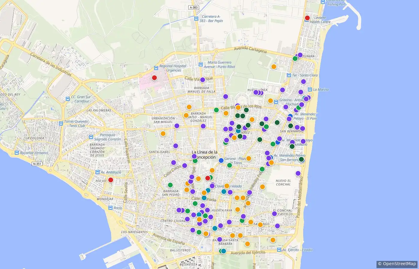 Vista exterior de Piso en venta en San José - San Bernardo
