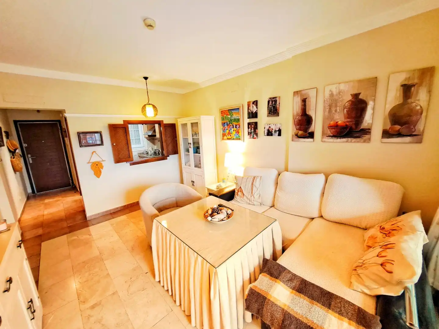 Wohnzimmer von Wohnungen zum Verkauf in Ayamonte mit Privatgarten, Terrasse und Möbliert