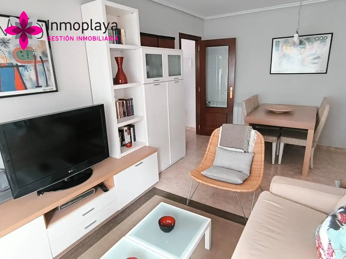 Living room of Flat for sale in Noja  with Heating, Terrace and Furnished