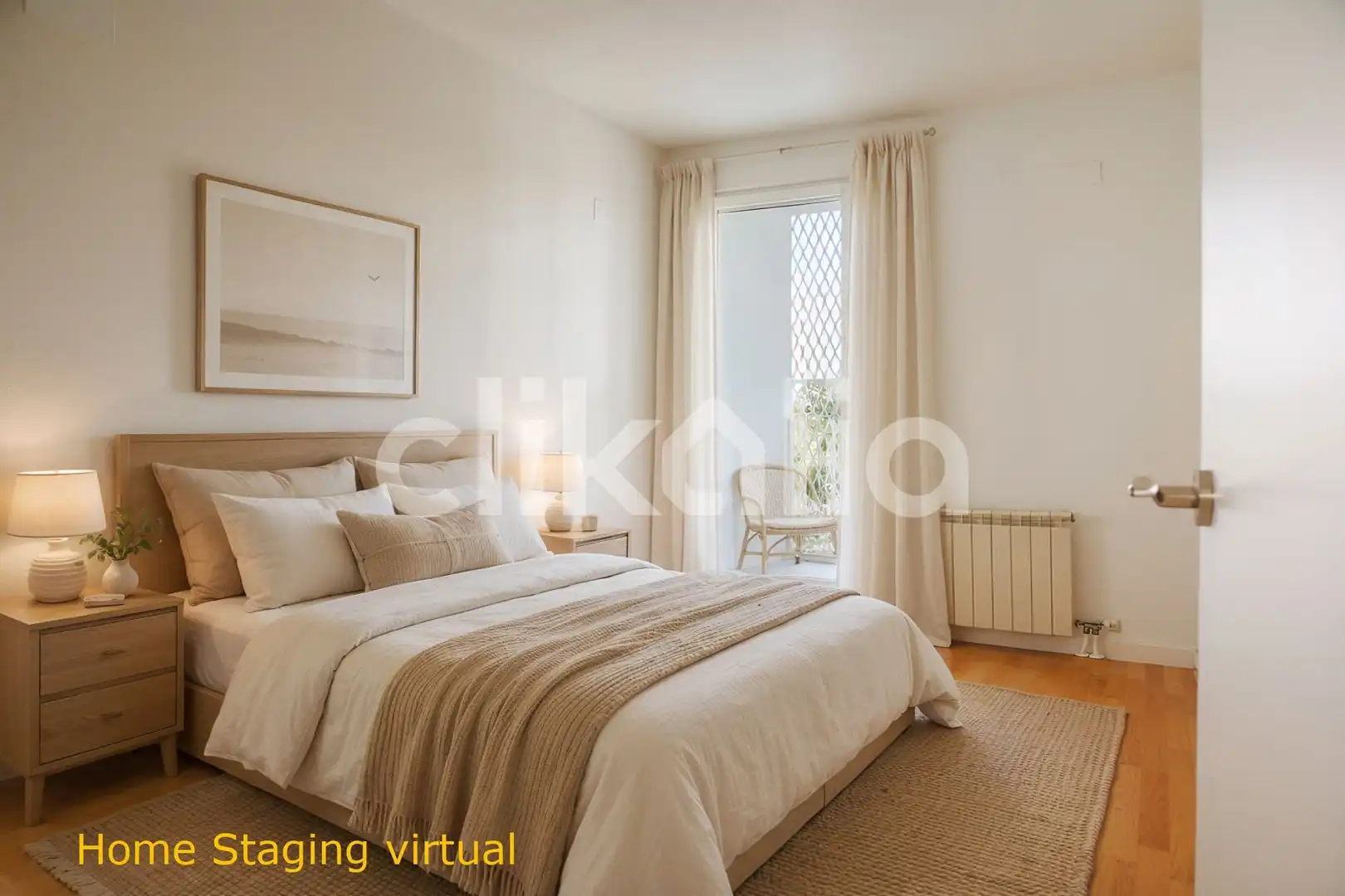 Bedroom of Flat for sale in Madrid  with Heating, Terrace and Storage room