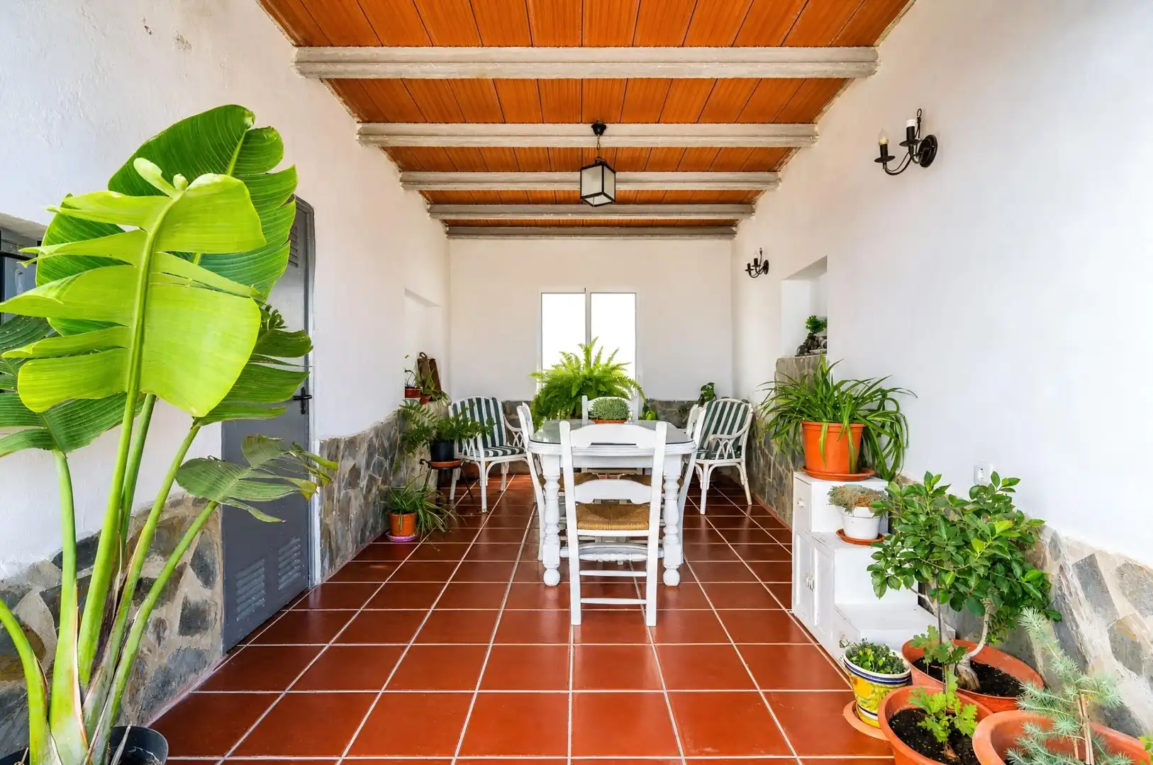 Terrassa de Casa o xalet en venda en Chiclana de la Frontera amb Aire condicionat, Jardí privat i Terrassa