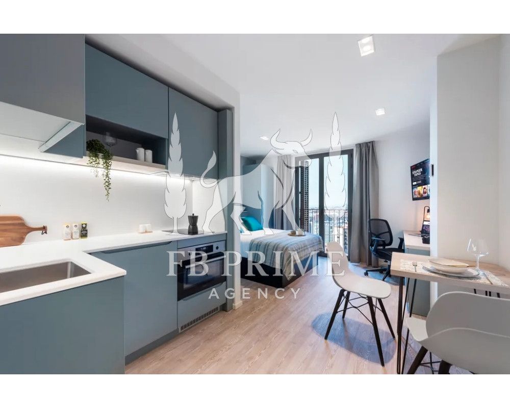 Dormitori de Estudi de lloguer en  Barcelona Capital amb Aire condicionat, Parquet i Moblat