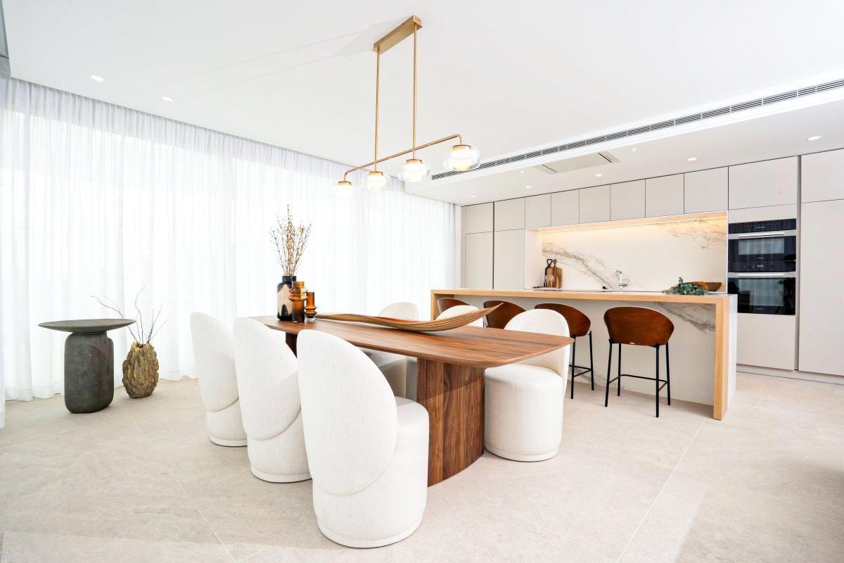 Menjador de Àtic en venda en Benahavís amb Aire condicionat, Calefacció i Jardí privat