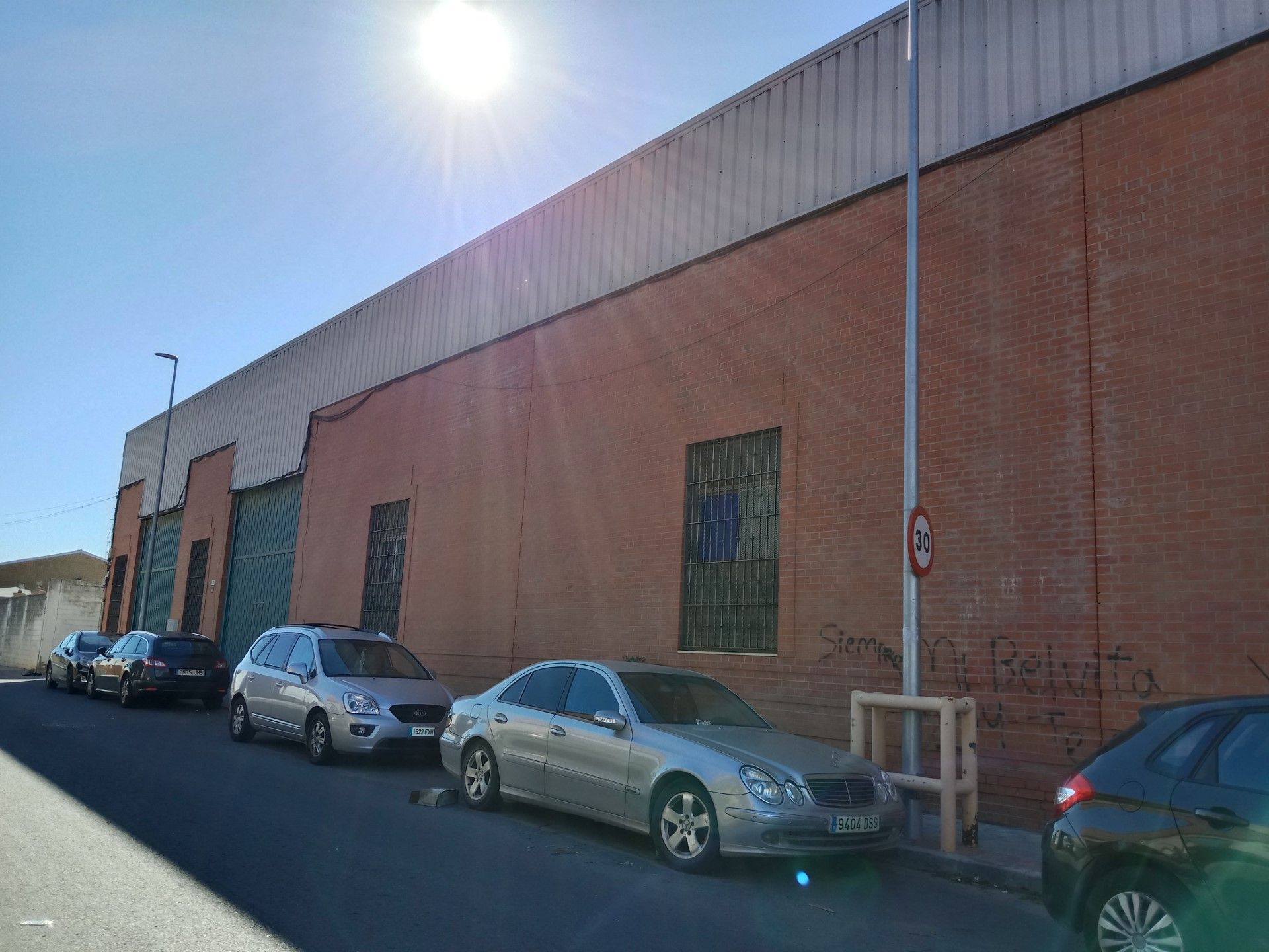 Exterior view of Industrial buildings for sale in Dos Hermanas