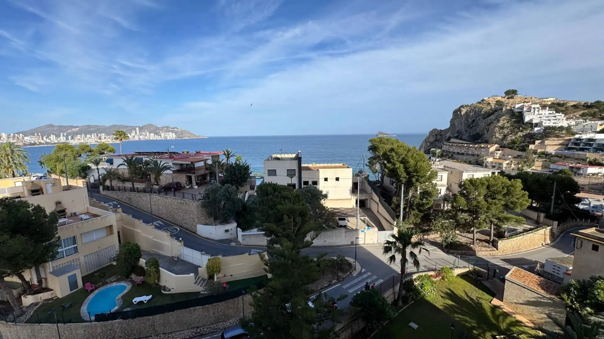 Vista exterior de Apartamento de alquiler en Benidorm con Aire acondicionado, Terraza y Amueblado