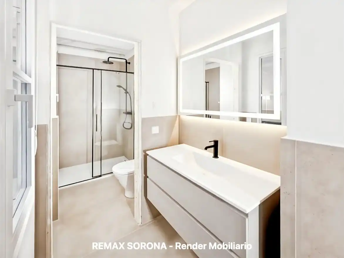Baño de Apartamento en venta en Madrid con Calefacción y Balcón