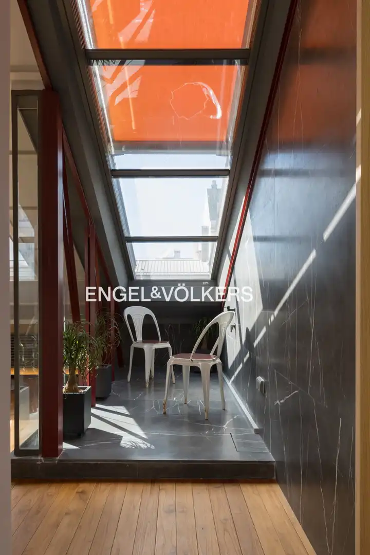 Balcony of Flat for rent in Barrio de Salamanca