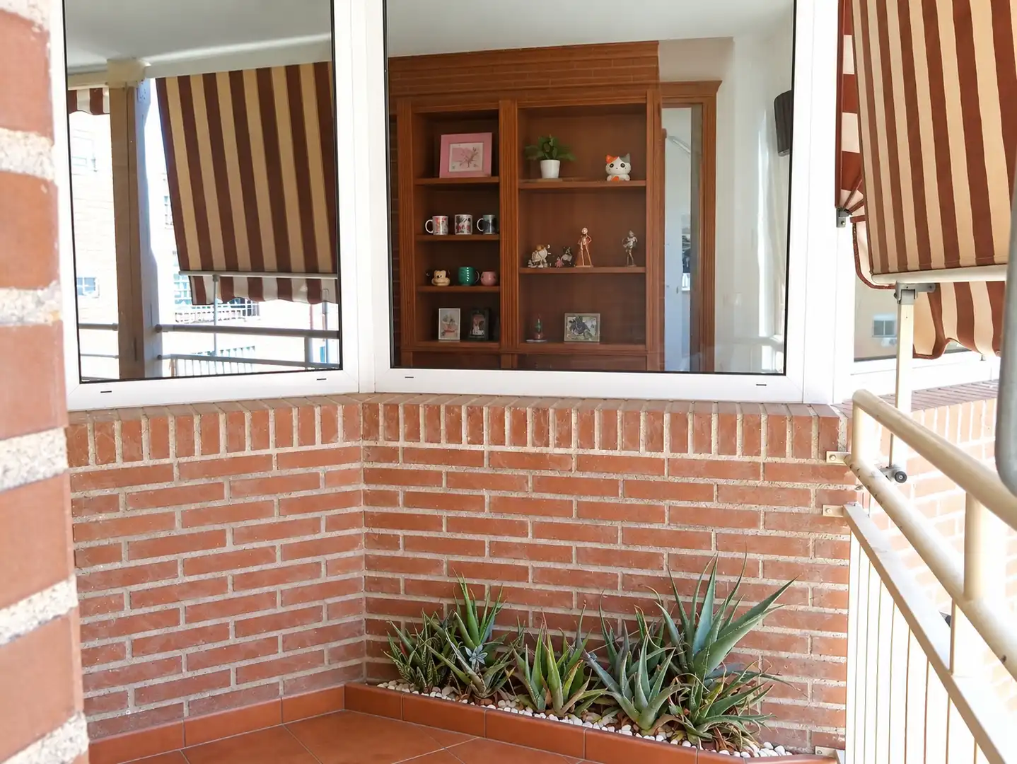 Balcony of Flat for sale in Leganés  with Air Conditioner, Heating and Private garden