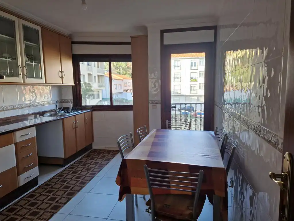 Comedor de Apartamento en venta en Boiro con Calefacción, Parquet y Trastero