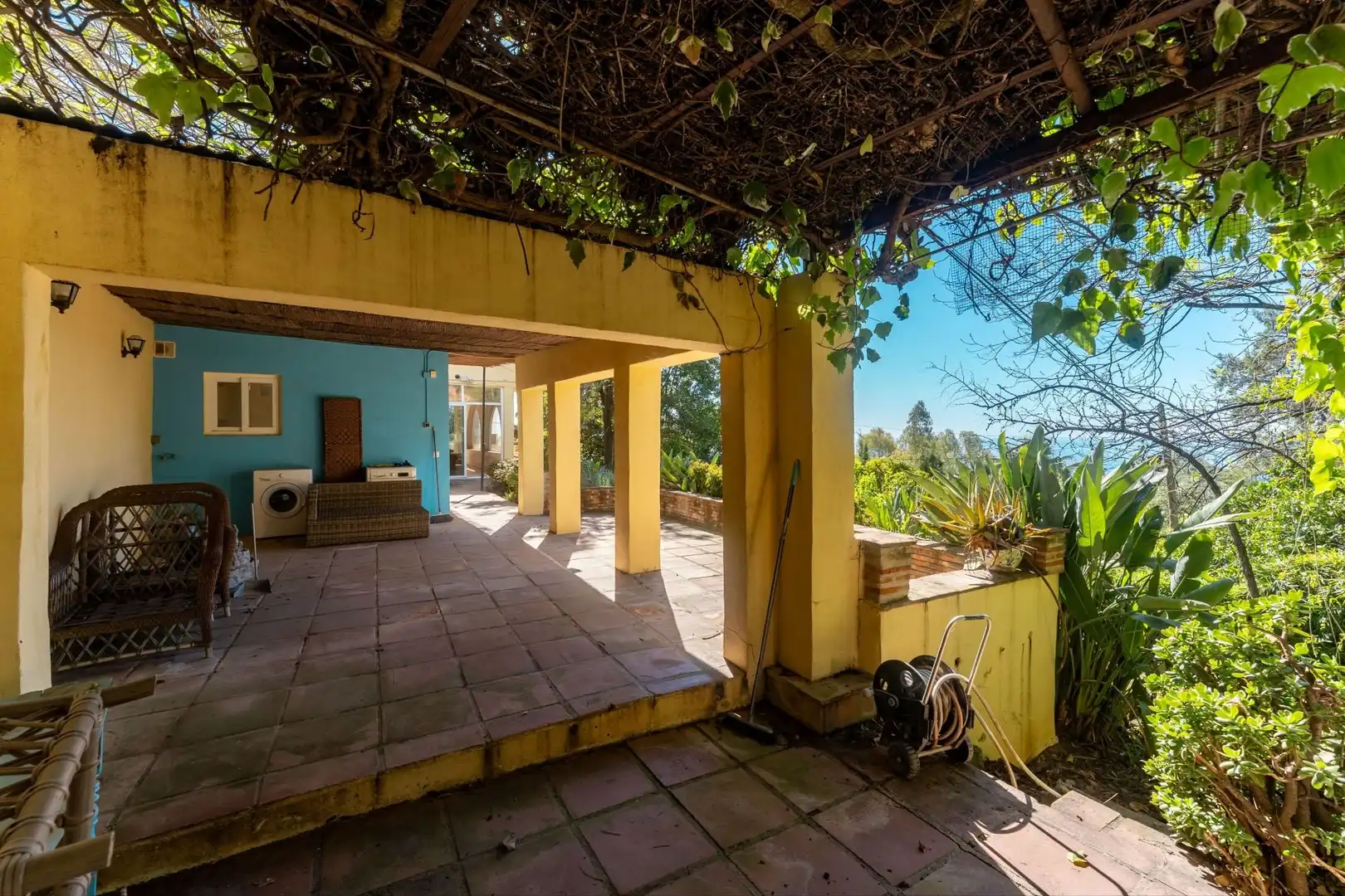 Terraza de Finca rústica en venta en Ojén con Trastero y Piscina