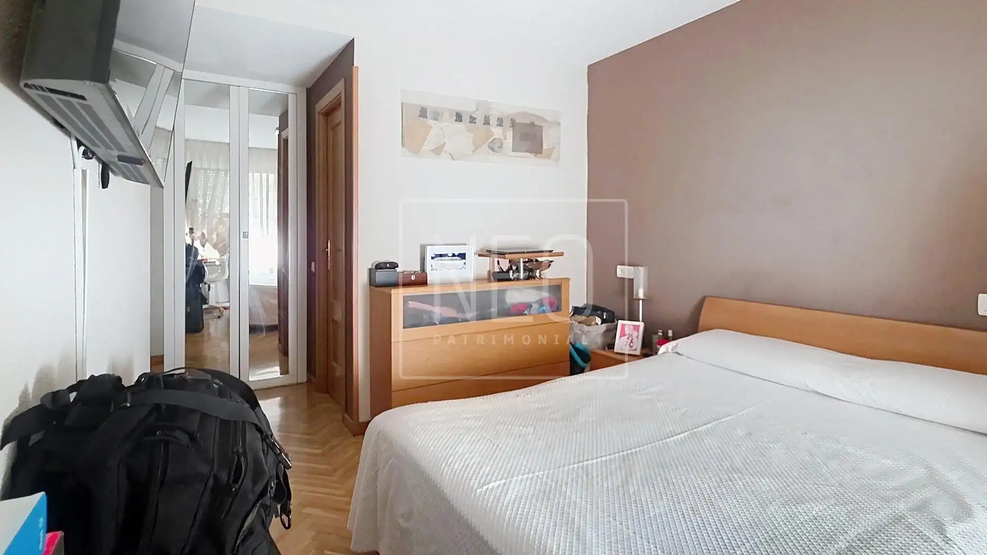 Schlafzimmer von Wohnung zum Verkauf in Alcorcón mit Klimaanlage, Heizung und Privatgarten