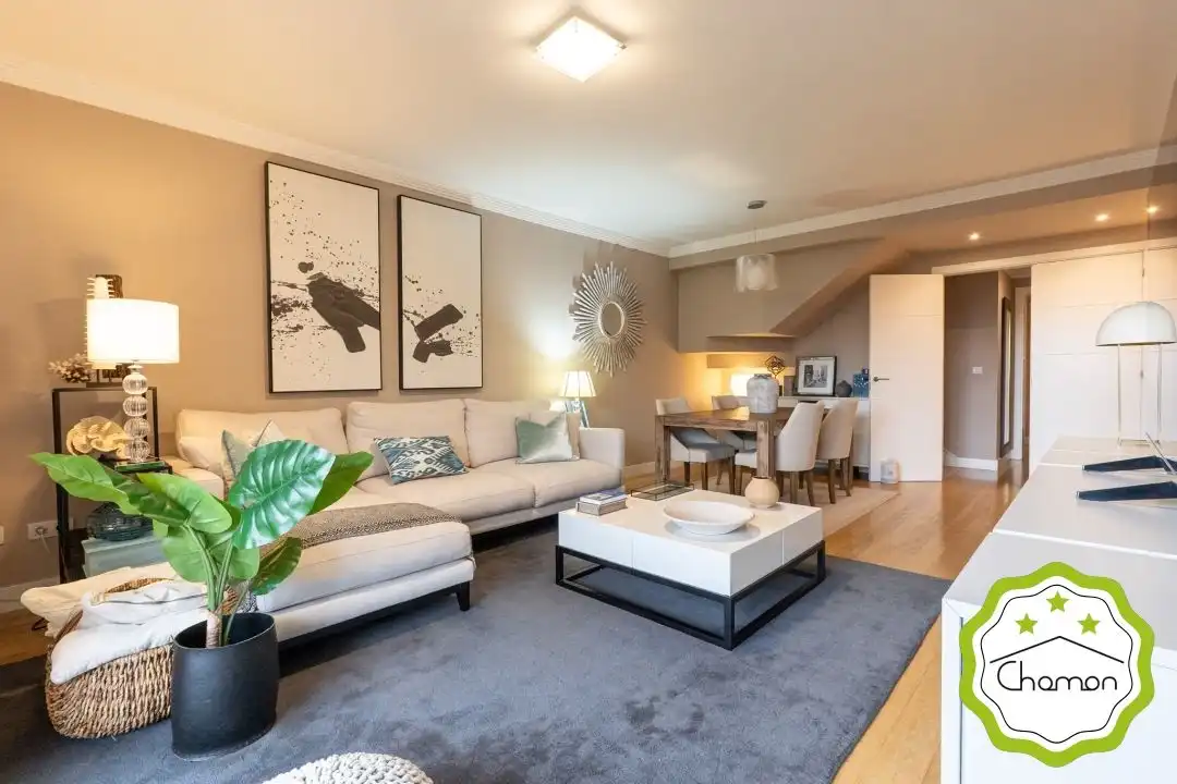 Sala de estar de Casa adosada en venta en Bilbao  con Calefacción, Jardín privado y Terraza