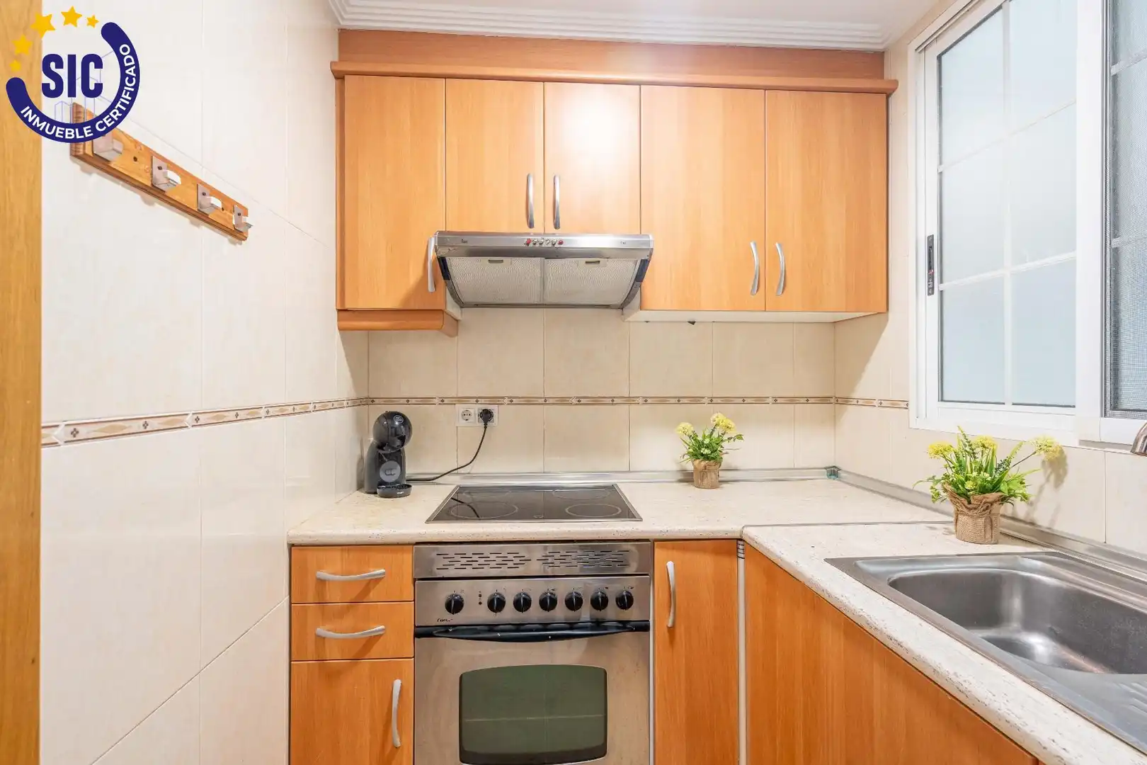 Cuina de Apartament en venda en Sueca amb Terrassa i Balcó