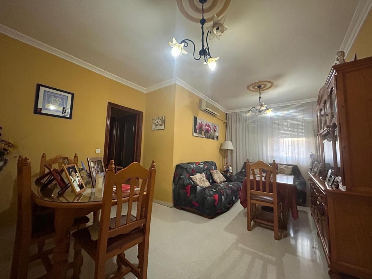 Exterior view of Flat for sale in Dos Hermanas  with Air Conditioner and Heating