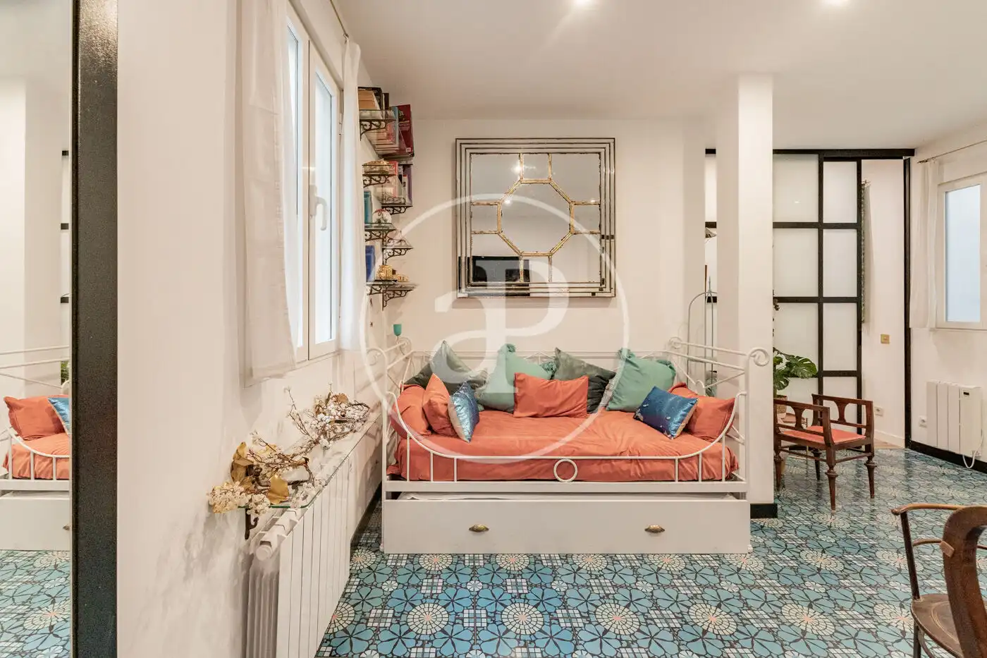 Sala de estar de Piso en venta en Madrid con Calefacción y Amueblado
