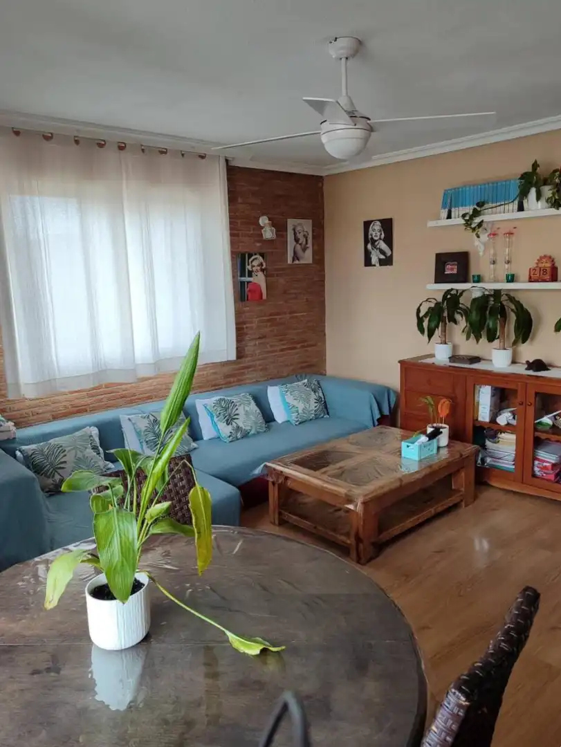 Sala d'estar de Pis en venda en Murcia amb Aire condicionat, Traster i Moblat
