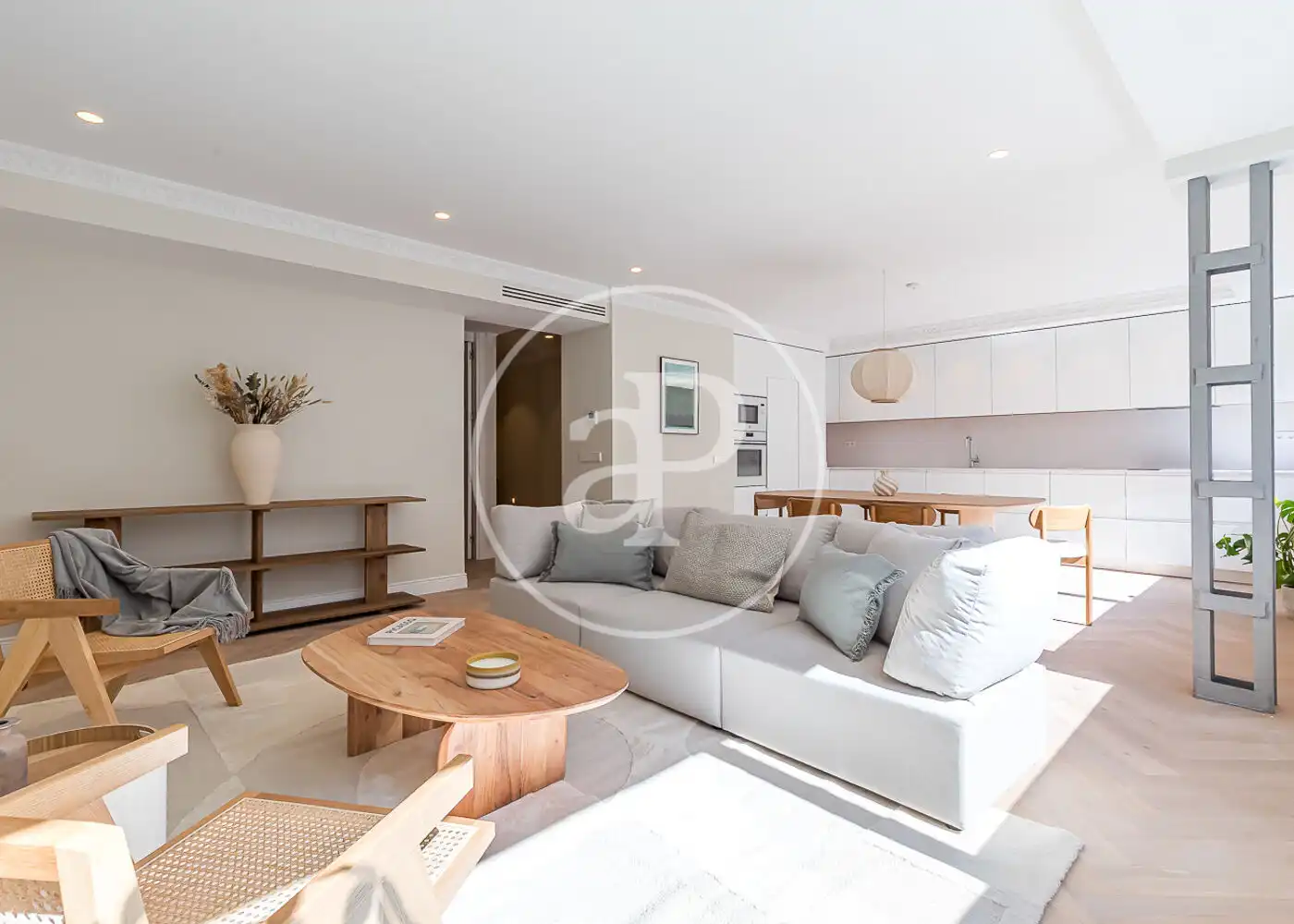 Sala d'estar de Pis de lloguer en  Madrid Capital amb Aire condicionat, Calefacció i Traster