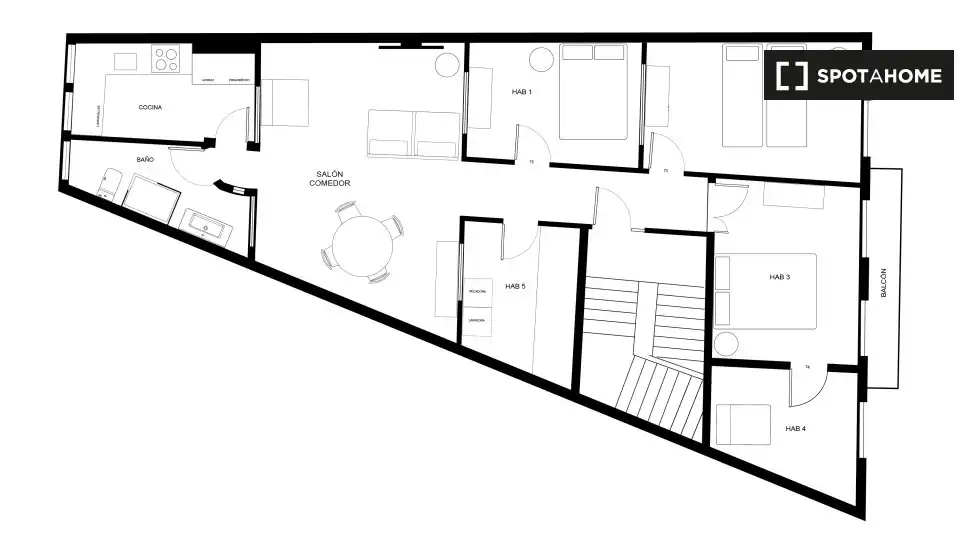 Habitación en Centro - Areal