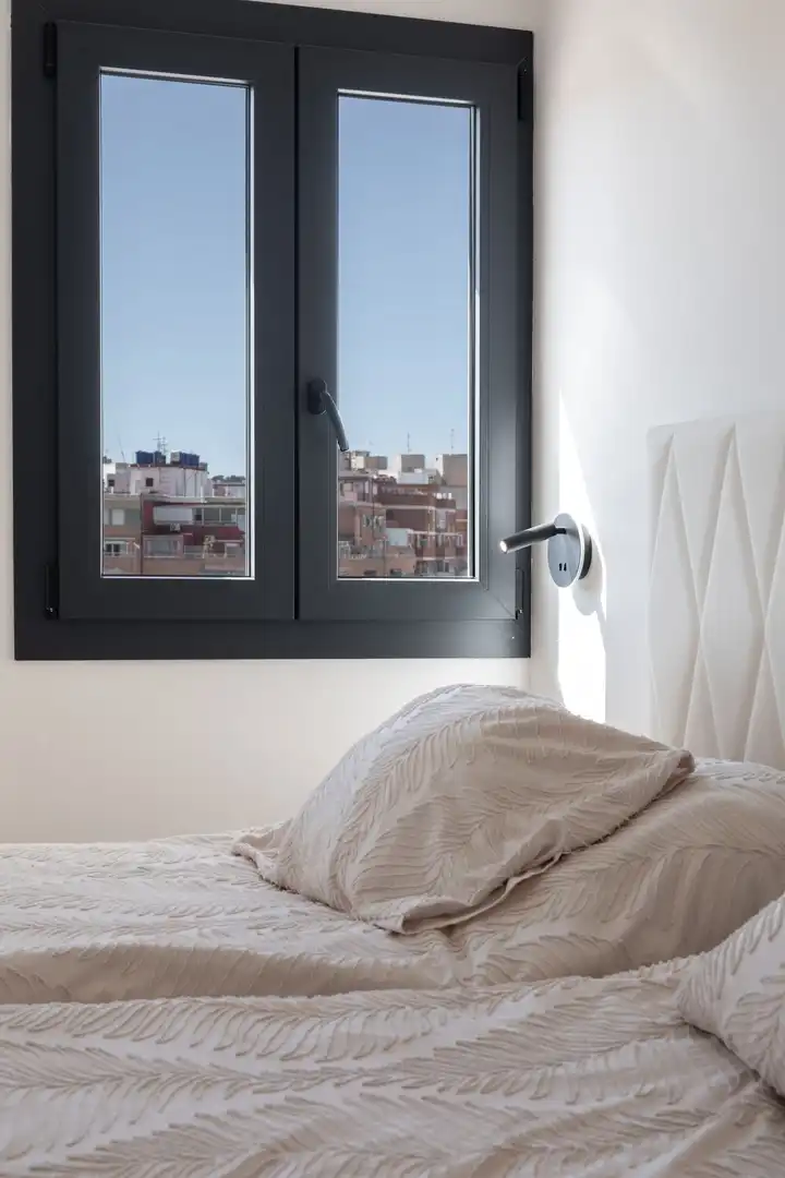 Schlafzimmer von Wohnungen zum Verkauf in  Palma de Mallorca mit Balkon