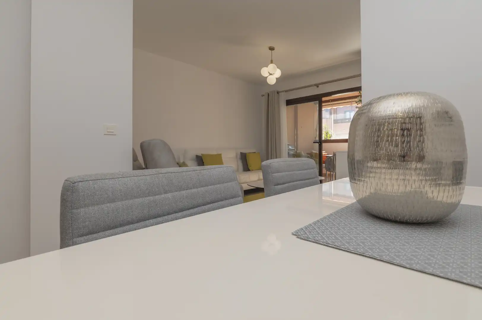 Sala d'estar de Apartament en venda en Benalmádena amb Aire condicionat, Calefacció i Terrassa