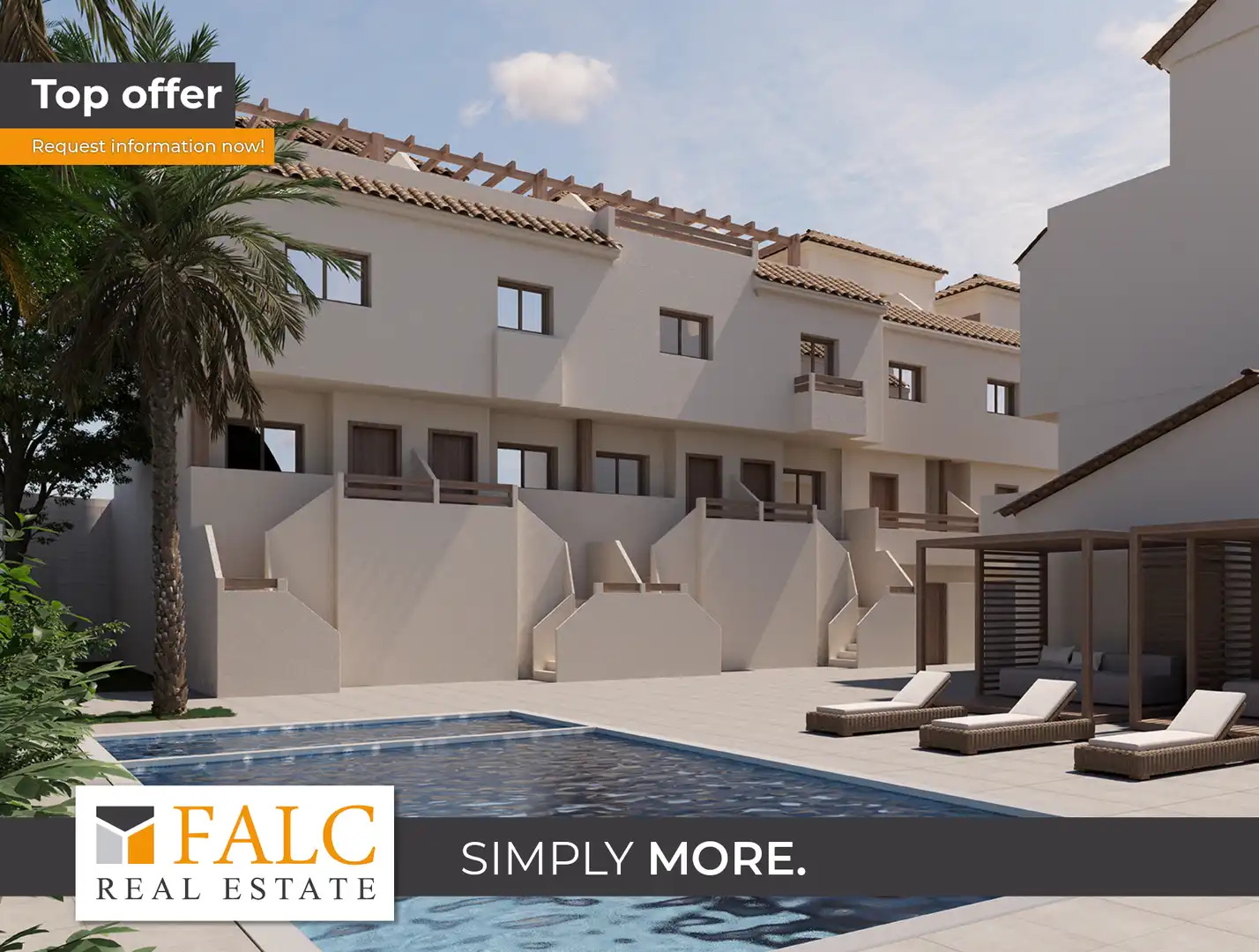 Casa adosada en venta en Portmán