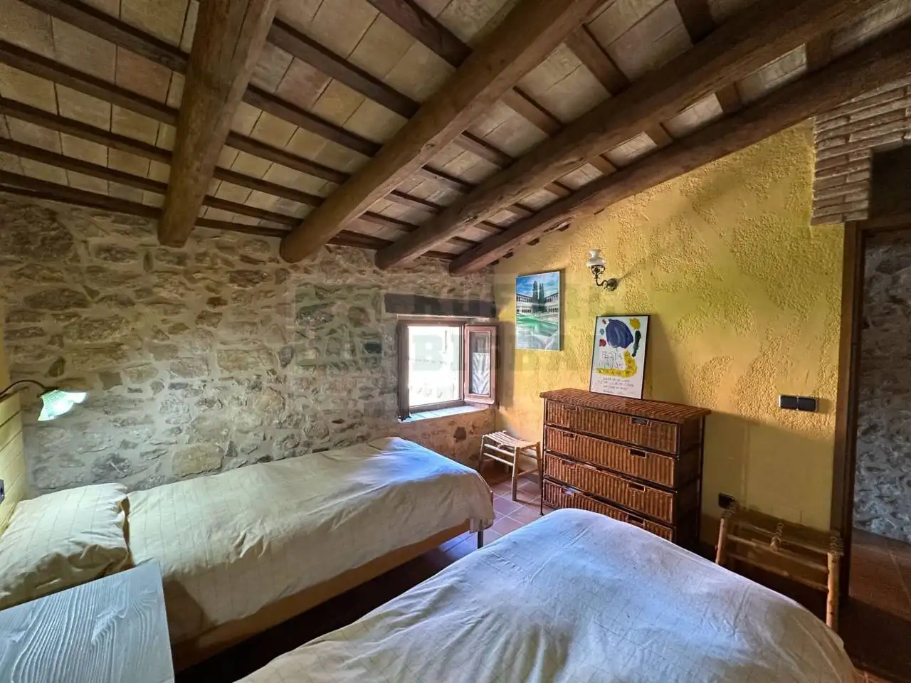 Bedroom of Country homes for rent in Cruïlles, Monells I Sant Sadurní de L'Heura  with Heating, Terrace and Furnished