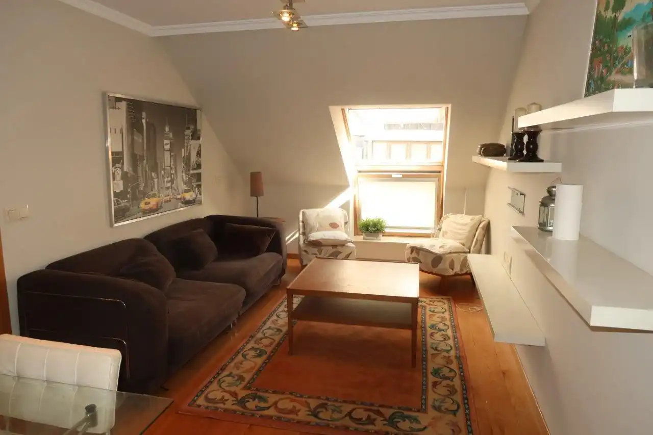 Living room of Flat for rent in A Coruña Capital   with Heating and Furnished