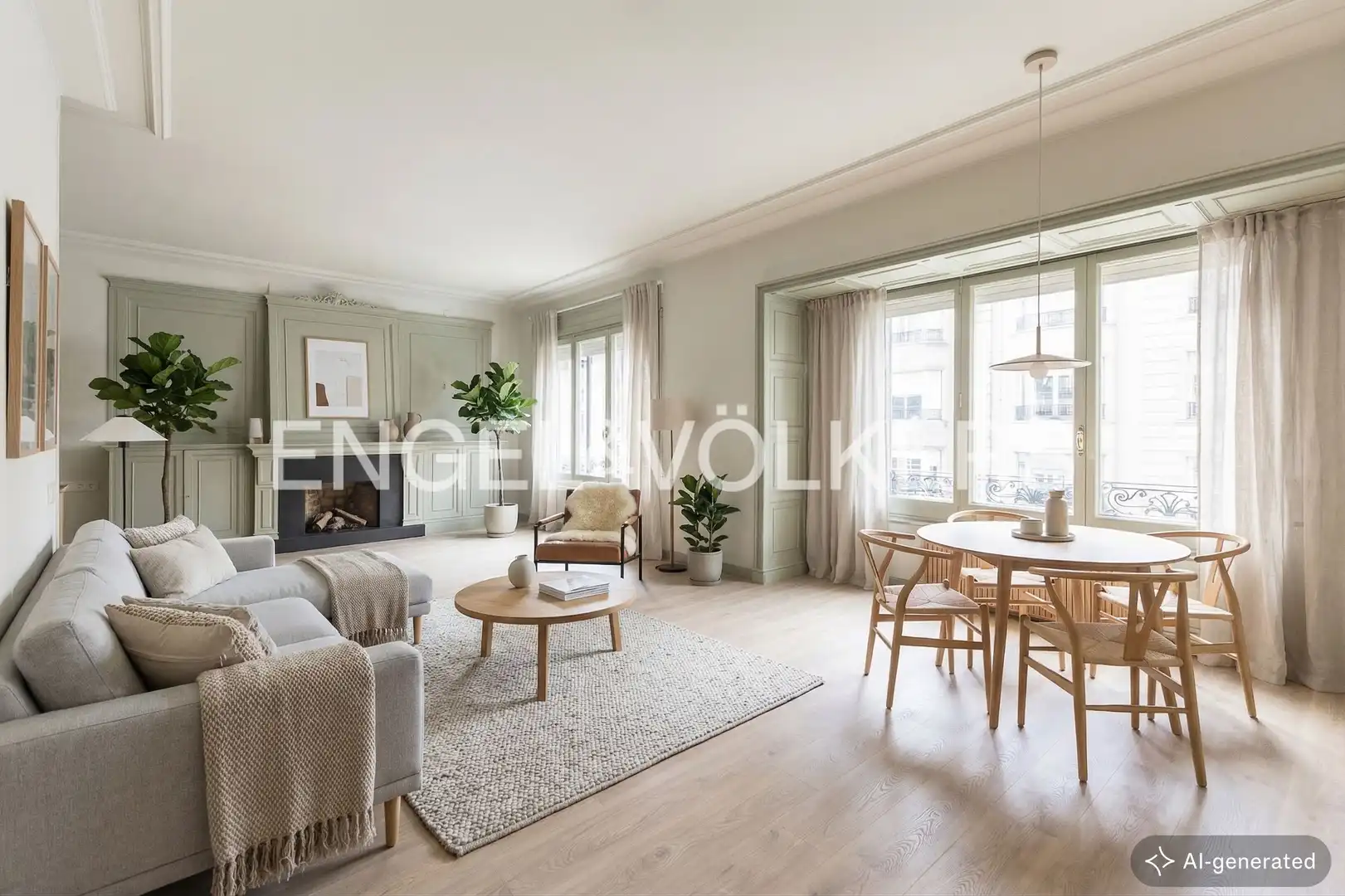 Sala d'estar de Pis en venda en  Barcelona Capital amb Aire condicionat, Calefacció i Parquet