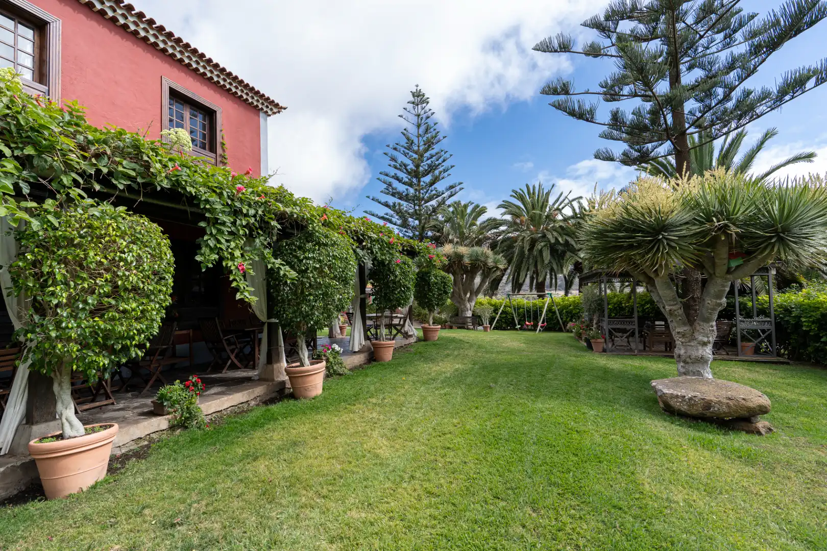 Jardín de Casa o chalet de alquiler en Tegueste con Jardín privado, Terraza y Amueblado