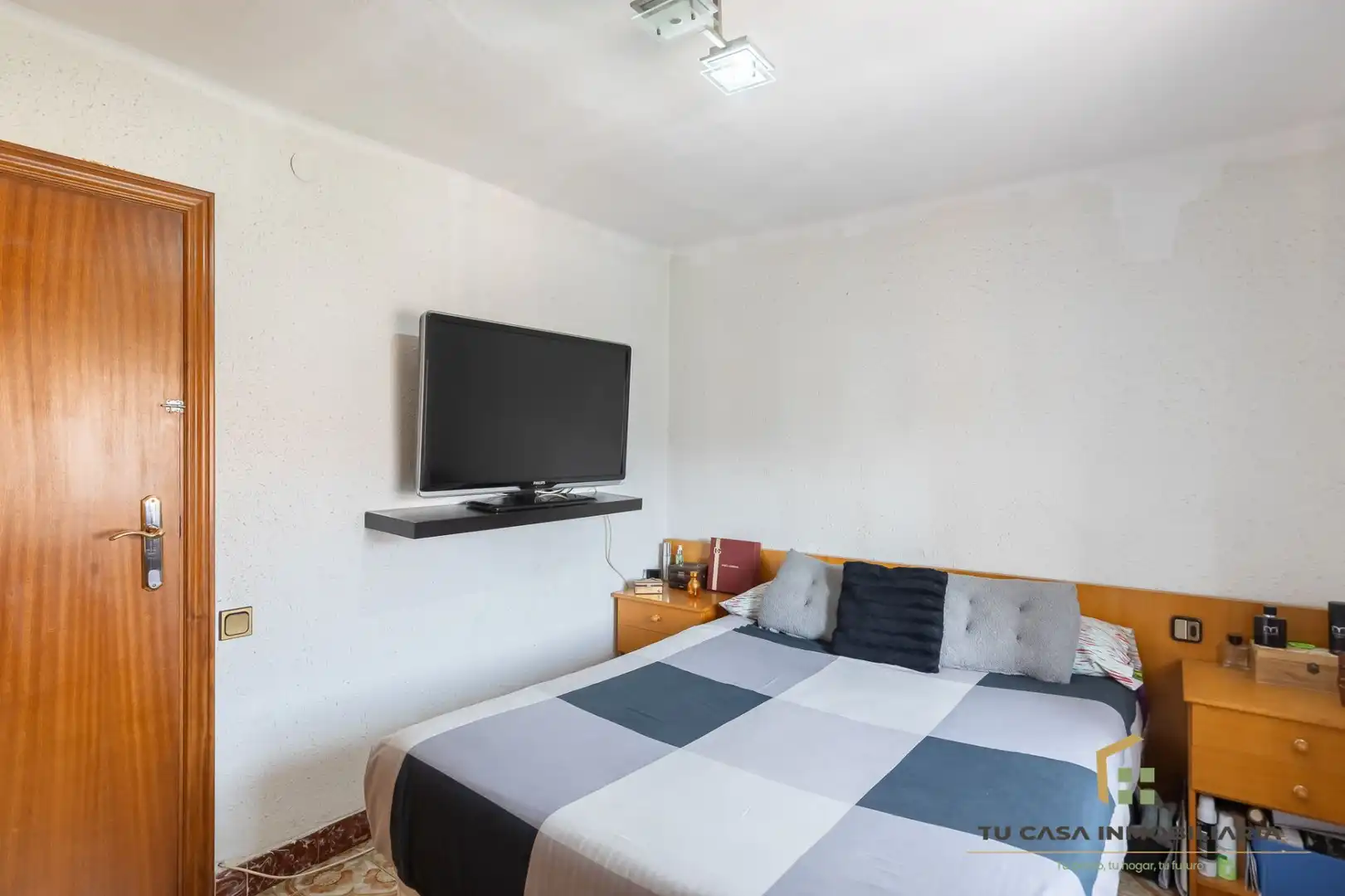 Schlafzimmer von Wohnung zum Verkauf in Badalona mit Klimaanlage