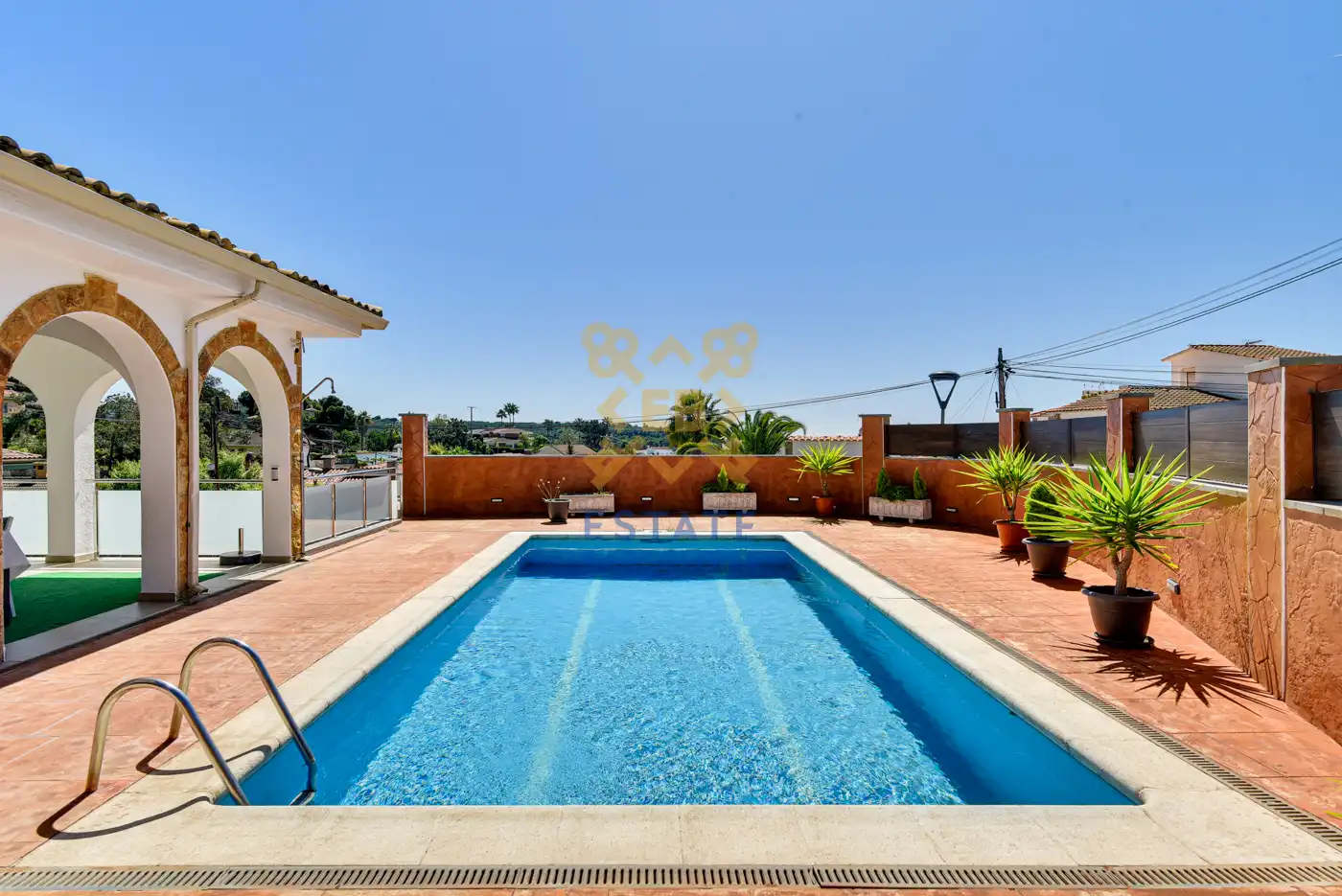 Vista exterior de Casa o chalet en venta en Lloret de Mar con Aire acondicionado, Jardín privado y Terraza