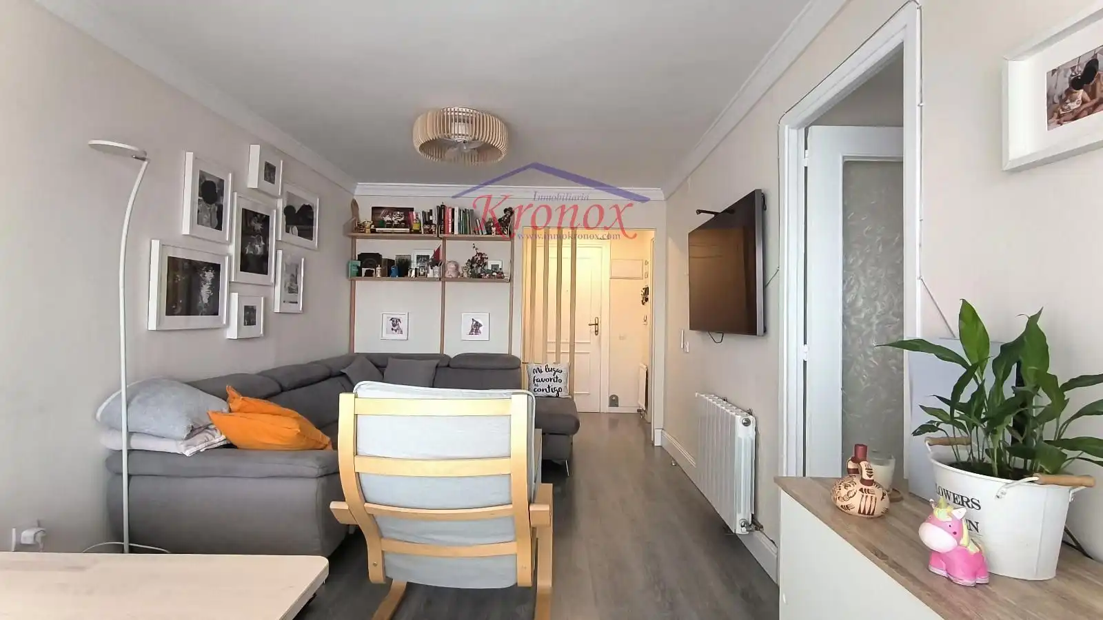 Sala d'estar de Pis en venda en  Madrid Capital amb Aire condicionat, Calefacció i Terrassa