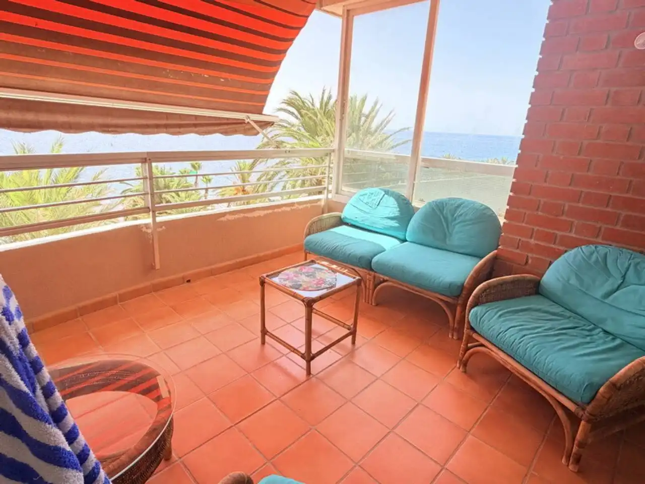 Terrasse von Wohnungen zur Miete in Almuñécar mit Klimaanlage, Terrasse und Möbliert