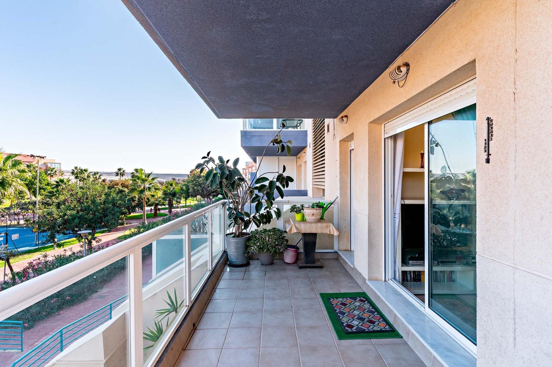Balcony of Flat for sale in El Ejido  with Air Conditioner, Private garden and Terrace