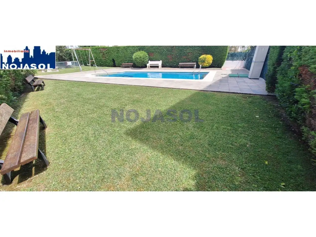 Schwimmbecken von Wohnung zur Miete in Noja mit Heizung, Terrasse und Möbliert