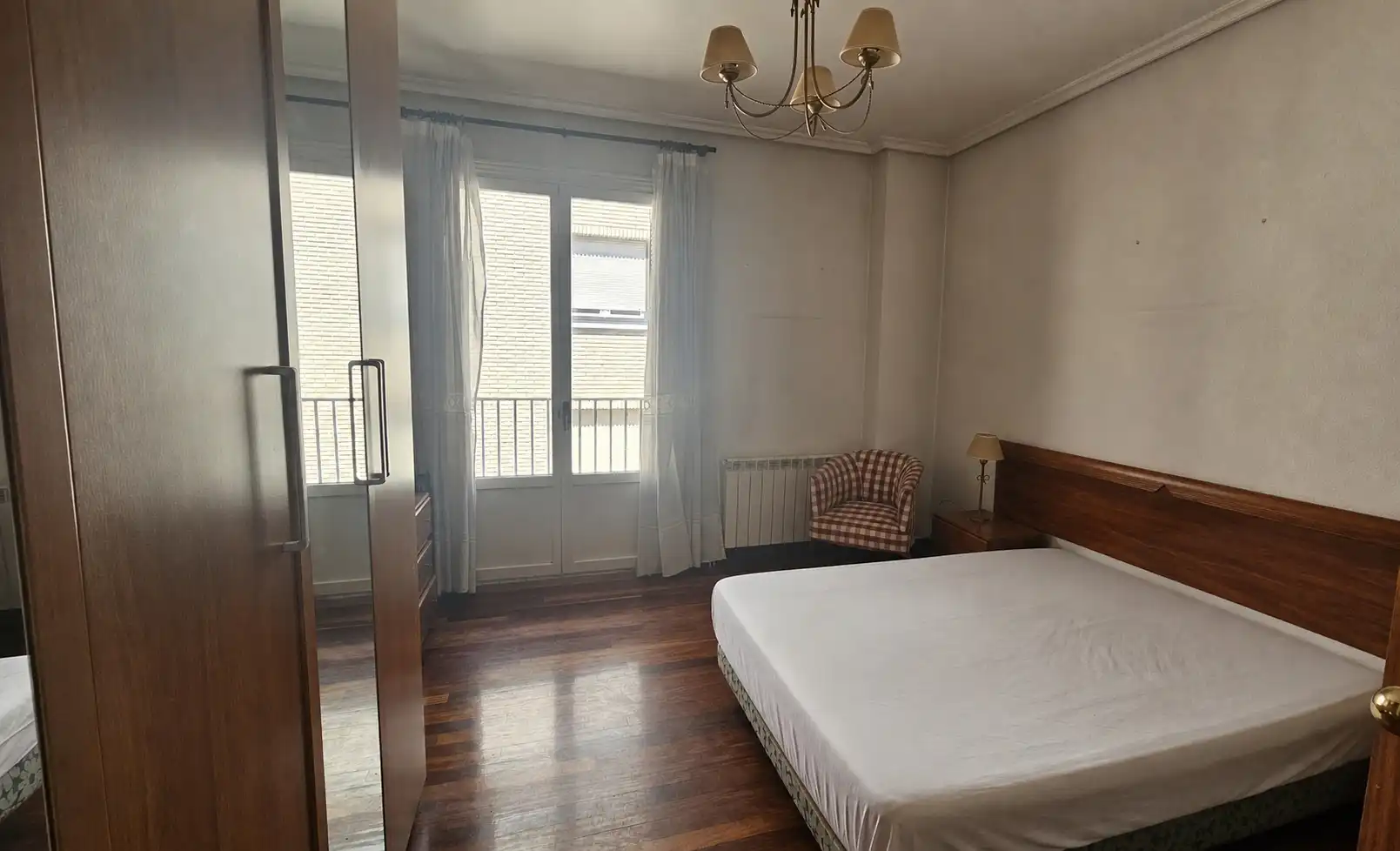 Bedroom of Flat for sale in Tolosa  with Heating, Furnished and Balcony