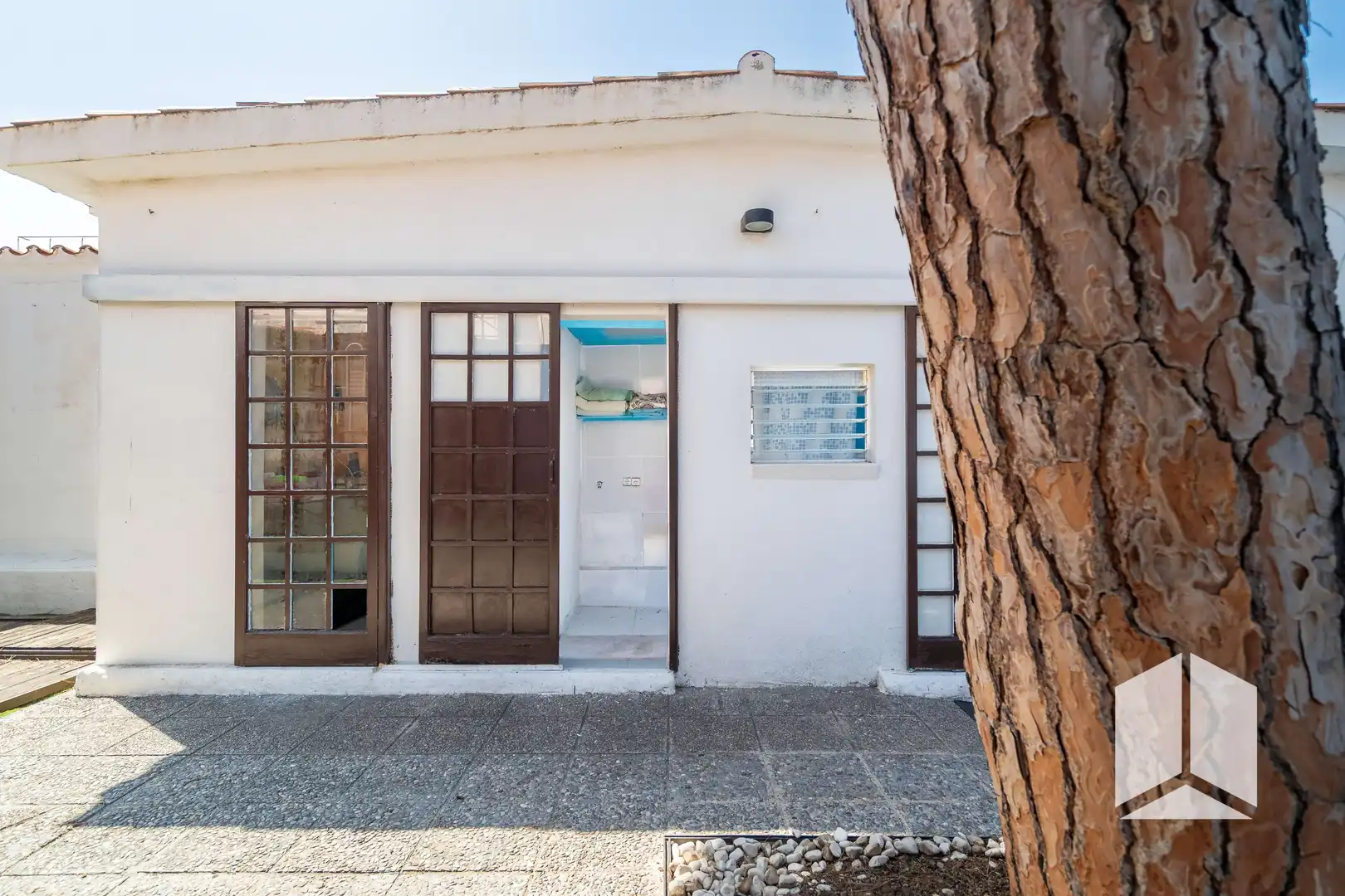 Exterior view of Houses for sale in Castelldefels  with Air Conditioner, Terrace and Storage room