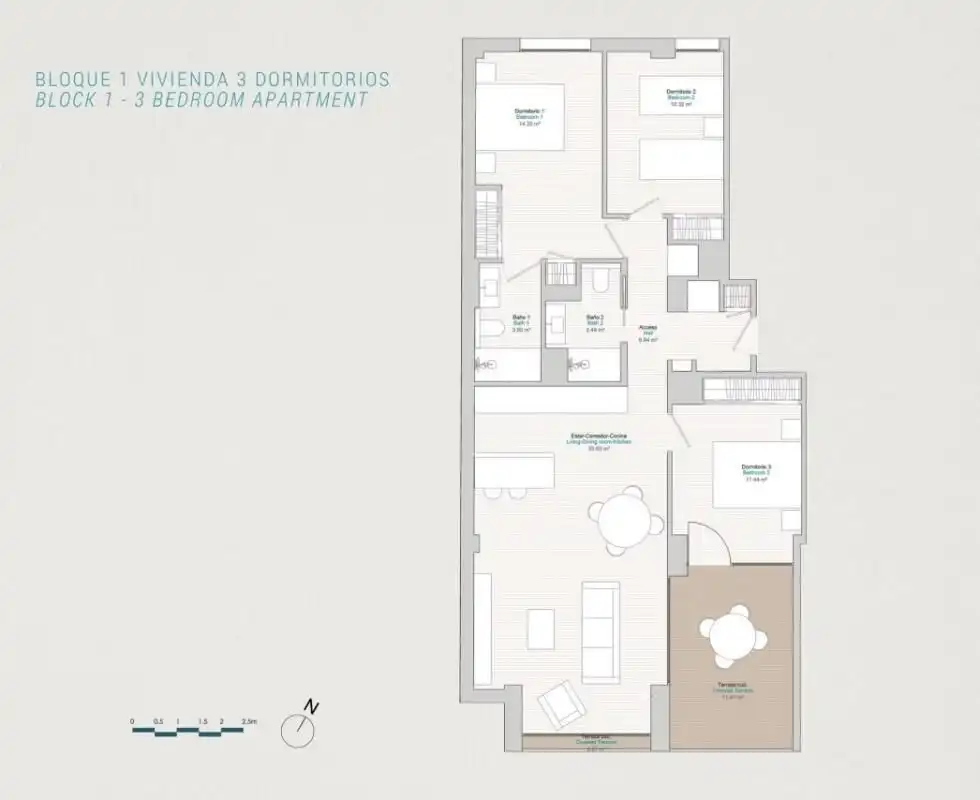 Apartment with pool for sale in Centro Urbano, imagen 17