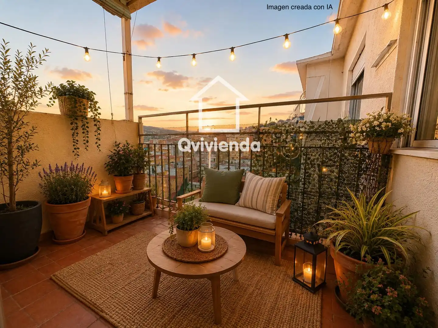 Terraza de Ático en venta en Santa Coloma de Gramenet con Calefacción