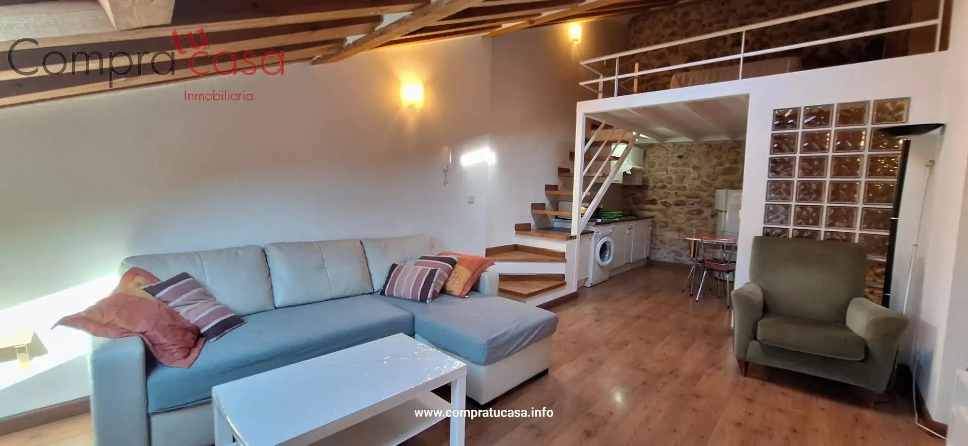 Apartamento de alquiler en Segovia con Calefacción, Terraza y Amueblado