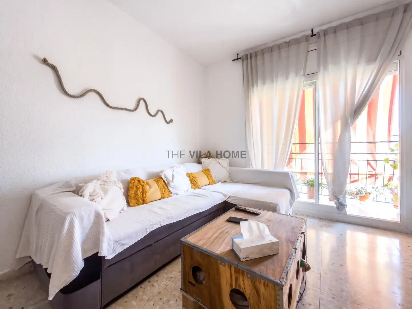 Sala de estar de Piso en venta en Sant Pere de Ribes con Aire acondicionado, Trastero y Balcón