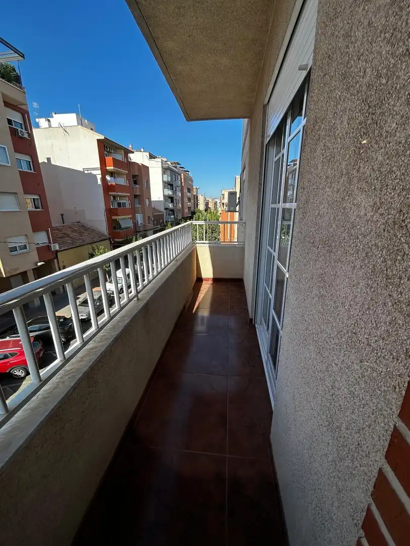 Balcony of Flat for rent in Murcia  with Air Conditioner, Heating and Terrace