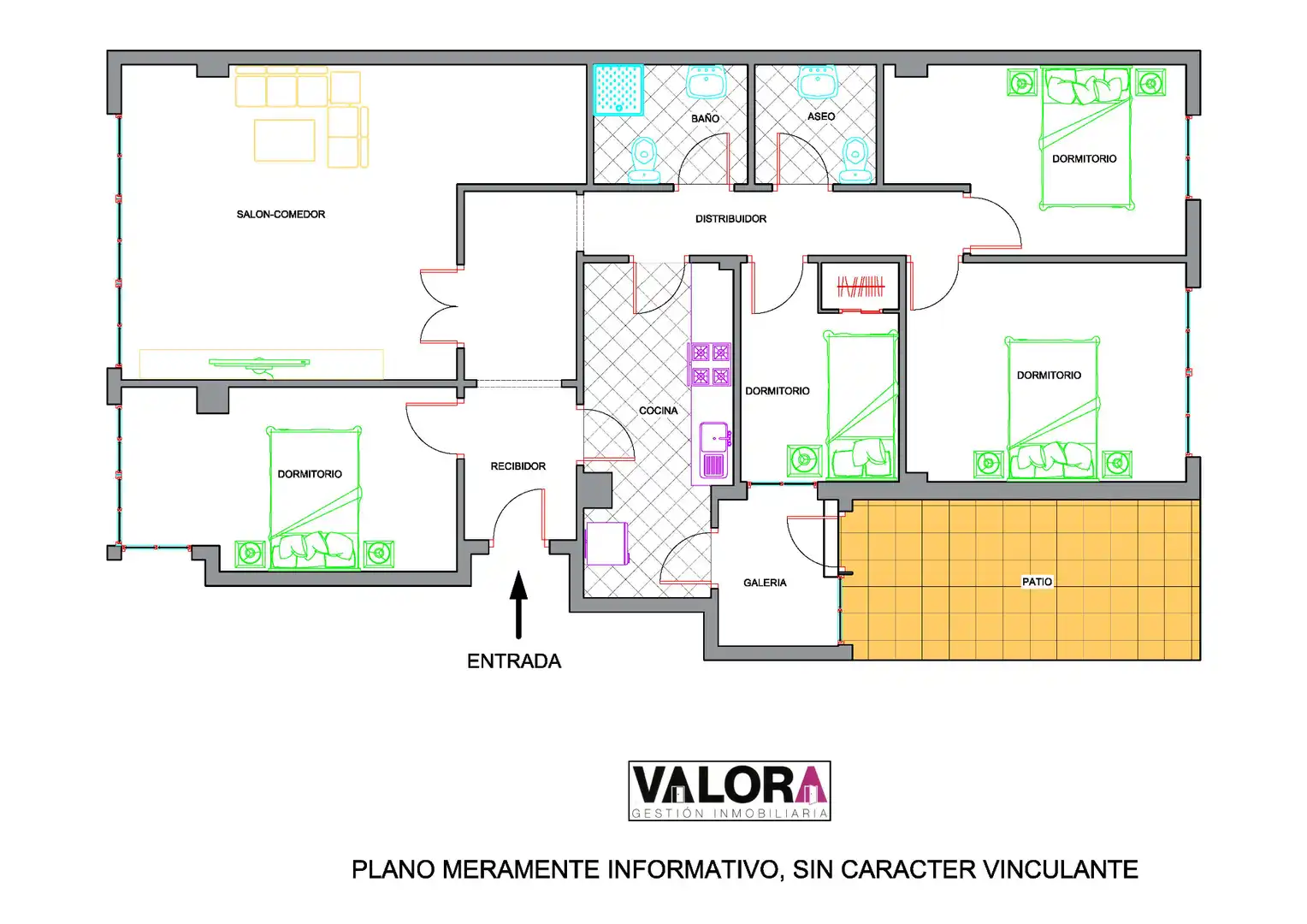 Wohnung zum Verkauf in Cartagena mit Klimaanlage