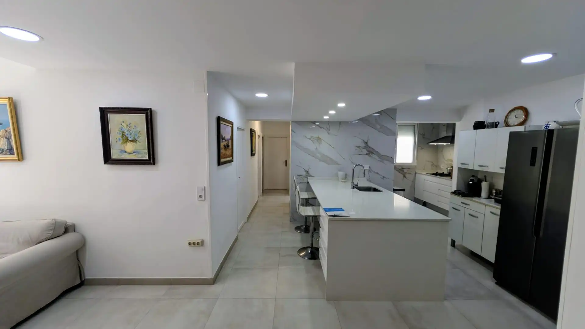 Kitchen of Flat for sale in Valencia  with Air Conditioner and Balcony