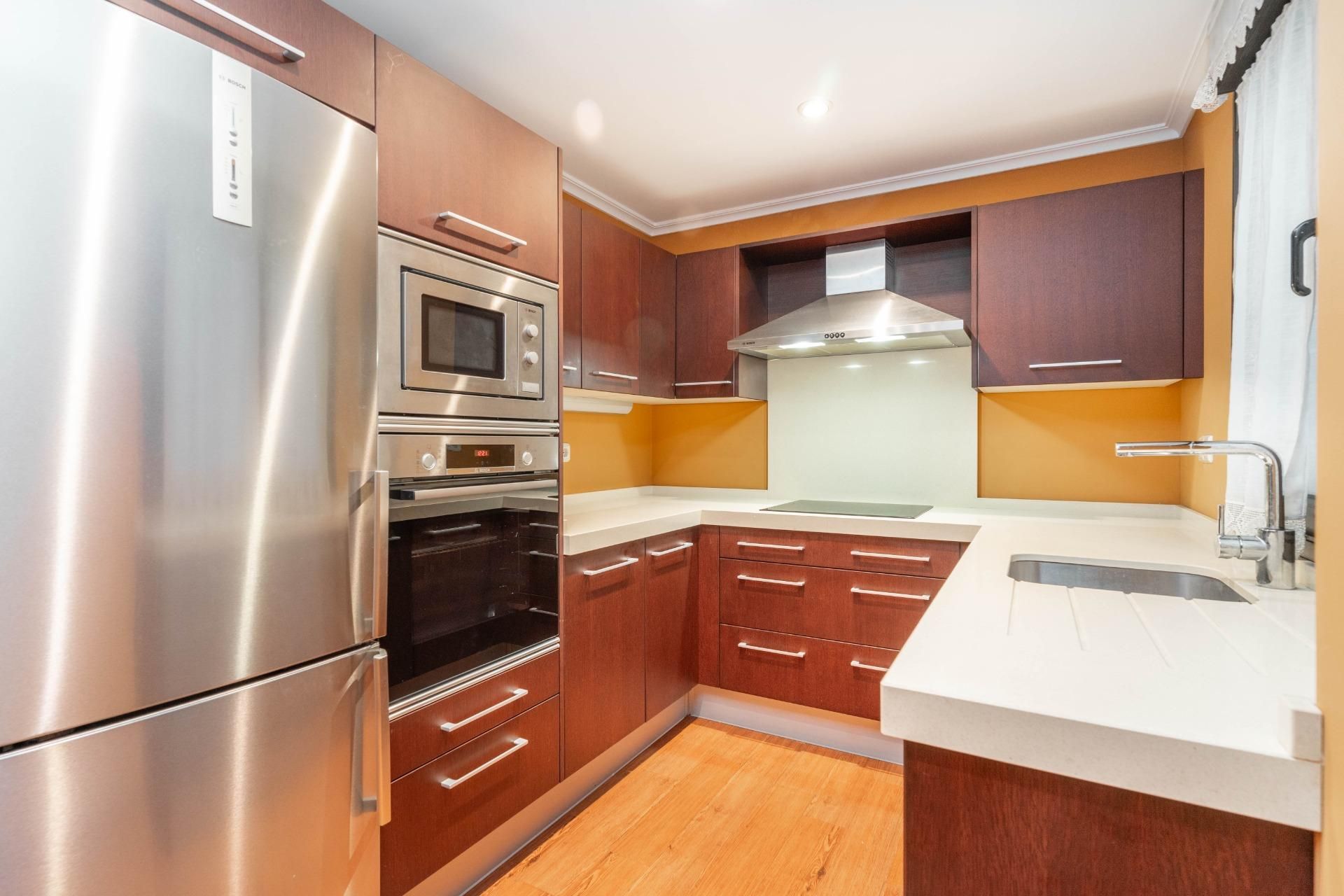 Kitchen of Flat for sale in Oviedo   with Heating, Terrace and Storage room