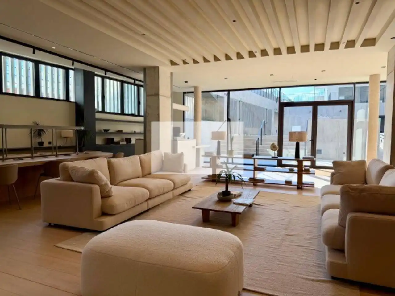 Sala d'estar de Pis de lloguer en Terrassa amb Aire condicionat, Calefacció i Parquet
