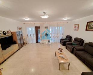 Living room of Single-family semi-detached for sale in Alzira  with Air Conditioner, Private garden and Parquet flooring