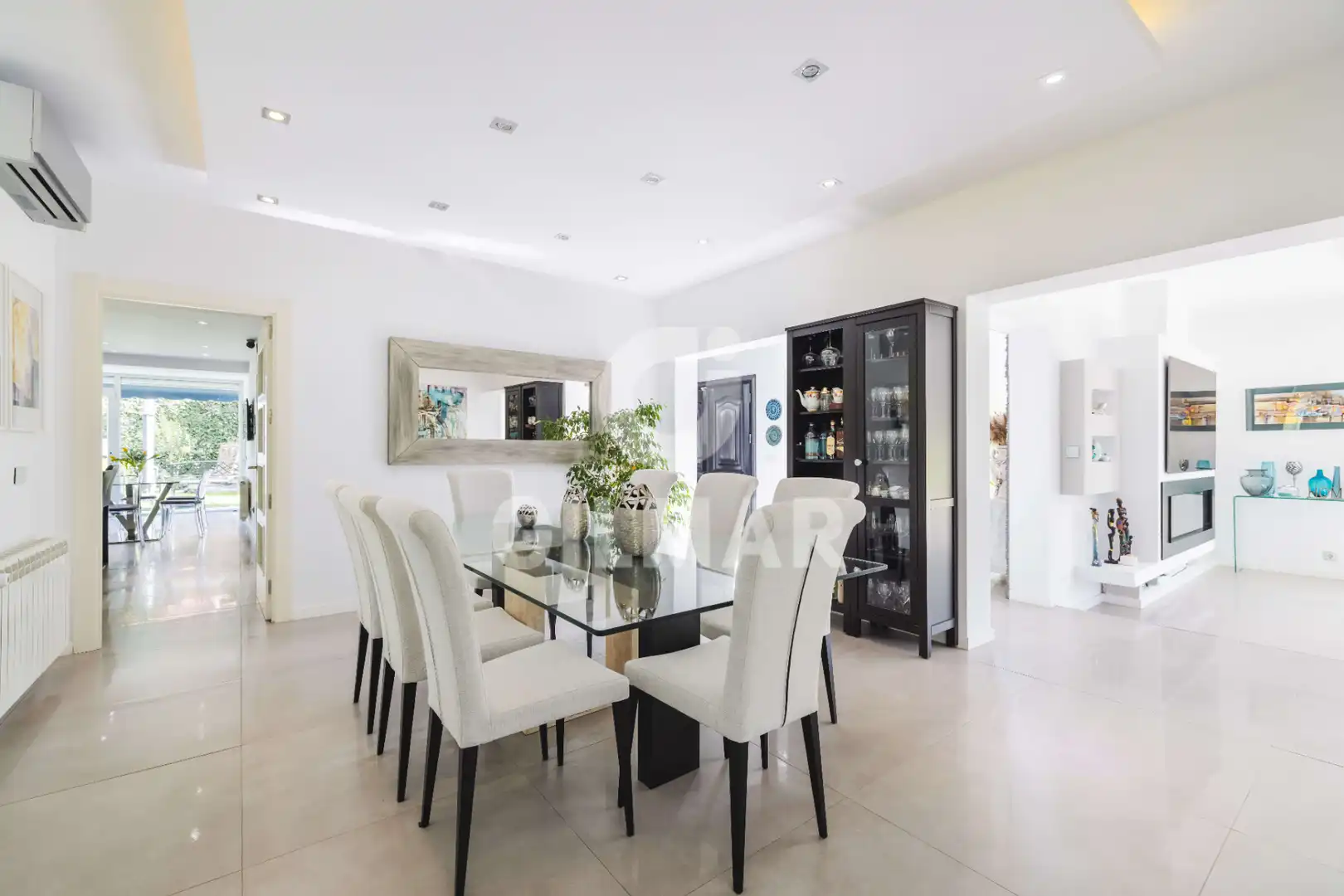 Dining room of Houses for sale in Las Rozas de Madrid  with Air Conditioner, Heating and Private garden
